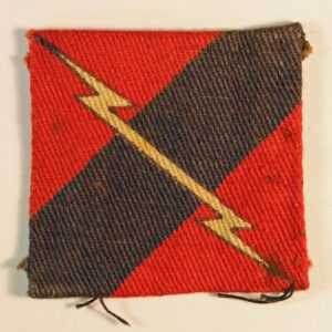 33rd ANTI-AIRCRAFT BRIGADE Printed Cloth Formation Sign Badge - CALICO PRINTERS