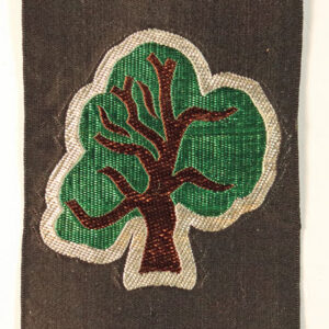 46th NORTH MIDLAND & WEST RIDING DIVISION WW2 Woven Cloth Formation Sign Badge - BROUGH NICHOLSON & HALL