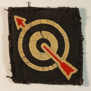6th ANTI-AIRCRAFT Division WW2 Painted Cloth Formation Sign Badge - DISPLAY PATENTS