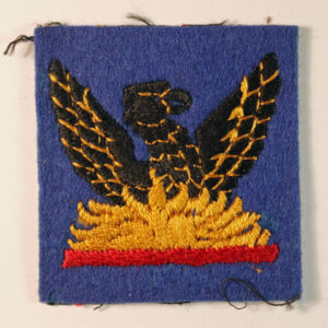 87th ARMY GROUP ROYAL ARTILLERY - 2nd Pattern Embroidered Felt Formation Sign Badge