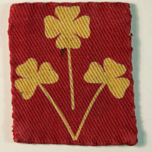 8th INDIAN DIVISION WW2 Printed Cloth Formation Sign Badge - CALICO PRINTERS