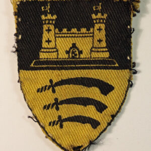 EAST ANGLIAN DISTRICT WW2 Printed Formation Sign Badge - CALICO PRINTERS