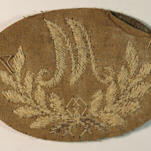 'M' in WREATH - Mortarman - Infantry Only WW2 Embroidered Felt Arm Badge - Image 3