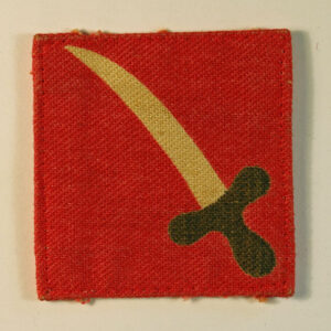 PALESTINE COMMAND Post-War Printed Cloth Formation Sign Badge - CALICO PRINTERS