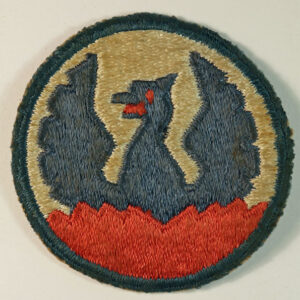 S.A.C.S.E.A. - Supreme Allied Command South East Asia WW2 Embroidered Formation Sign Badge