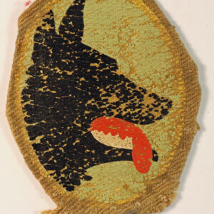 SUSSEX & SURREY DISTRICT WW2 Painted Formation Sign Badge - DISPLAY PATENTS