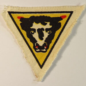 79th ARMOURED DIVISION WW2 Printed Cloth Formation Sign Badge - CALICO PRINTERS --- Lot No. 6227