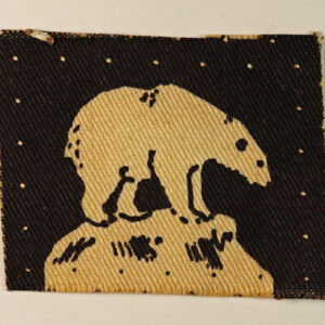 ICELAND FORCE WW2 Printed Formation Sign Badge - CALICO PRINTERS ---  Lot No. 6296