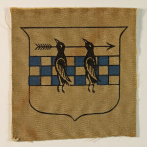 140th HEAVY ANTI-AIRCRAFT REGIMENT WW2 Printed Formation Sign Badge - SCARCE  ---  Lot No. 6435