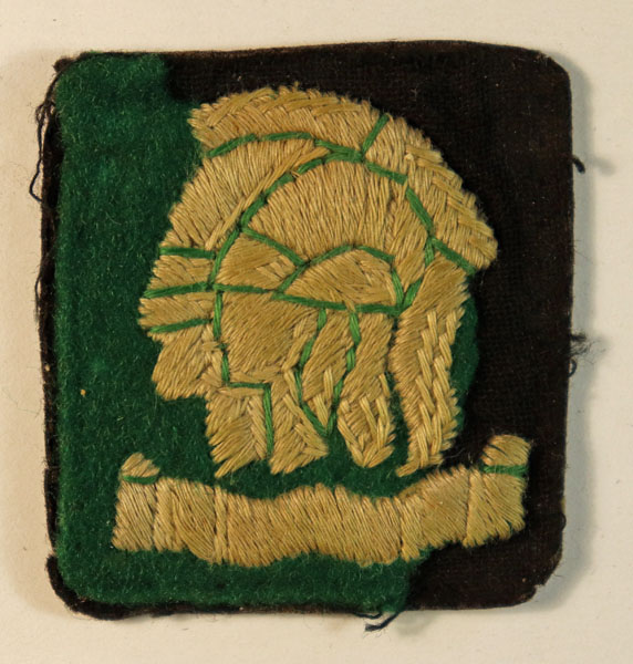 163rd O.C.T.U. (ARTISTS RIFLES) (Officer Cadet Training Unit) WW2 Formation Sign Badge – SCARCE — Lot No. 6491