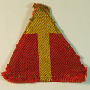 17th INFANTRY BRIGADE Printed Formation Sign Badge - CALICO PRINTERS ---  Lot No. 6478