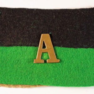 1st AUSTRALIAN INFANTRY BATTALION AIF - GALLIPOLI SERVICE WW1 Cloth Formation Sign Badge - SCARCE  ---  Lot No. 6461/WW1-16SF10