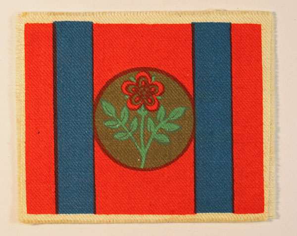 24th ENGINEER GROUP – 1st Pattern Printed Formation Sign Badge – CALICO PRINTERS — Lot No. 6481