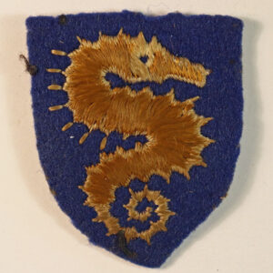 27th ARMOURED BRIGADE WW2 Embroidered Felt Formation Sign Badge ---  Lot No. 6483