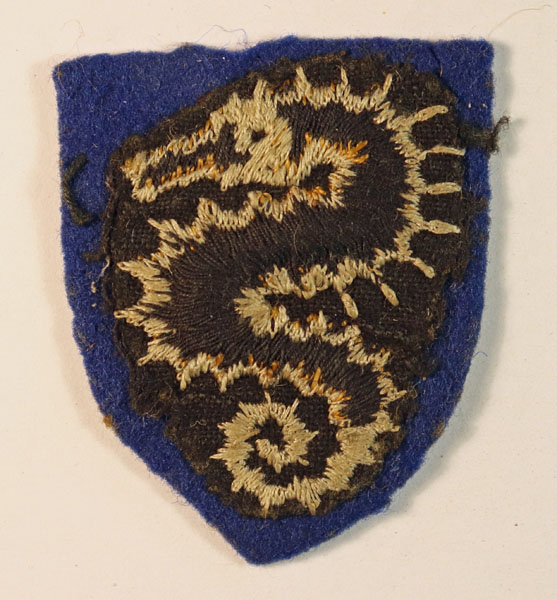 27th ARMOURED BRIGADE WW2 Embroidered Felt Formation Sign Badge — Lot No. 6483 - Image 3
