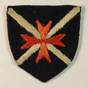 32nd LIGHT ANTI-AIRCRAFT REGIMENT WW2 Embroidered Formation Sign Badge - SCARCE ---  Lot No. 6525
