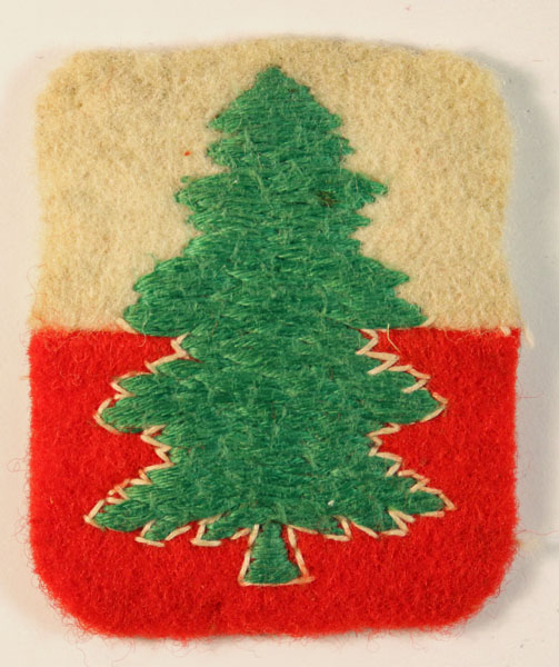 3rd CARPATHIAN DIVISION WW2 Embroidered Felt Polish Formation Sign Badge — Lot No. 6472