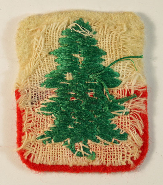 3rd CARPATHIAN DIVISION WW2 Embroidered Felt Polish Formation Sign Badge — Lot No. 6472 - Image 3