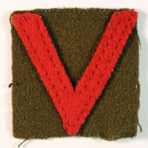 3rd RECCE. REGIMENT (8th BTTN. ROYAL NORTHUMBERLAND FUSILIERS) RECONNAISSANCE CORPS WW2 Felt Regimental Flash Badge ---  Lot No. 6514