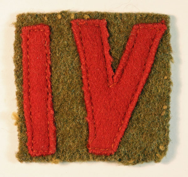 4th Bttn. COLDSTREAM GUARDS WW2 Felt Formation Sign Badge – SCARCE — Lot No. 6473