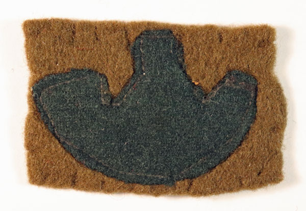 6th & 8th BATTALIONS K.O.Y.L.I. WW1 Formation Sign Badge – RARE — Lot No. 6461A/WW1-17