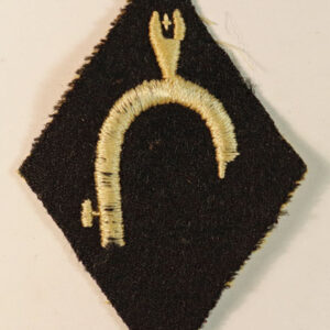 74th YEOMANRY DIVISION/231st BRIGADE  WW1 Embroidered Felt Formation Sign Badge - SCARCE ---  Lot No. 6462A/WW1-19
