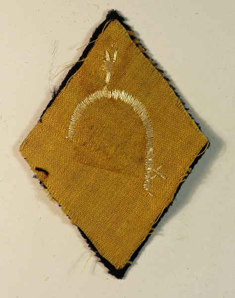 74th YEOMANRY DIVISION/231st BRIGADE WW1 Embroidered Felt Formation Sign Badge – SCARCE — Lot No. 6462A/WW1-19 - Image 3