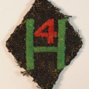 76th (HIGHLAND) FIELD REGIMENT R.A. Serving with 3rd Division WW2 Embroidered Formation Sign Badge - SCARCE  --- Lot No. 6333