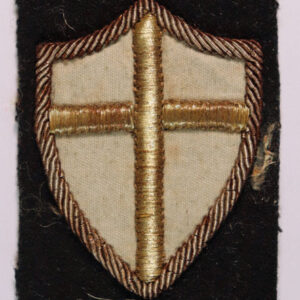 8th ARMY WW2 Bullion Formation Sign Badge - Polish Worn ---  Lot No. 6519