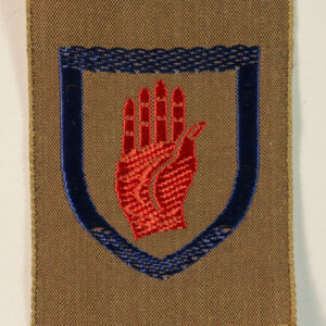 8th (BELFAST) HEAVY ANTI-AIRCRAFT REGIMENT WW2 Woven Formation Sign Badge - BROUGH, NICHOLSON & HALL --- Lot No. 6520