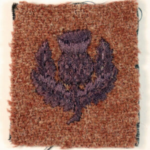97th (LONDON SCOTTISH) HEAVY ANTI-AIRCRAFT REGIMENT R.A. WW2 Formation Sign Badge ---  Lot No. 6533