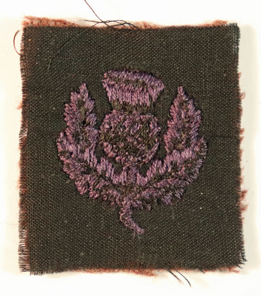 97th (LONDON SCOTTISH) HEAVY ANTI-AIRCRAFT REGIMENT R.A. WW2 Formation Sign Badge — Lot No. 6533 - Image 3
