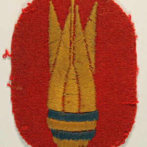"BOMB" - Bomb Disposal WW2 Royal Engineers Embroidered Arm Badge  ---  Lot No. 6537