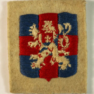 CZECHOSLOVAKIA INDEPENDENT ARMOURED BRIGADE GROUP WW2 Embroidered Formation Sign Badge ---  Lot No. 6540