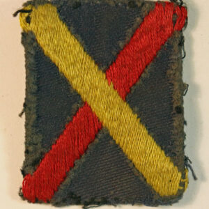 FIFE & FORFAR YEOMANRY WW2 Embroidered Cloth Formation Sign Badge - SCARCE ---  Lot No. 6496