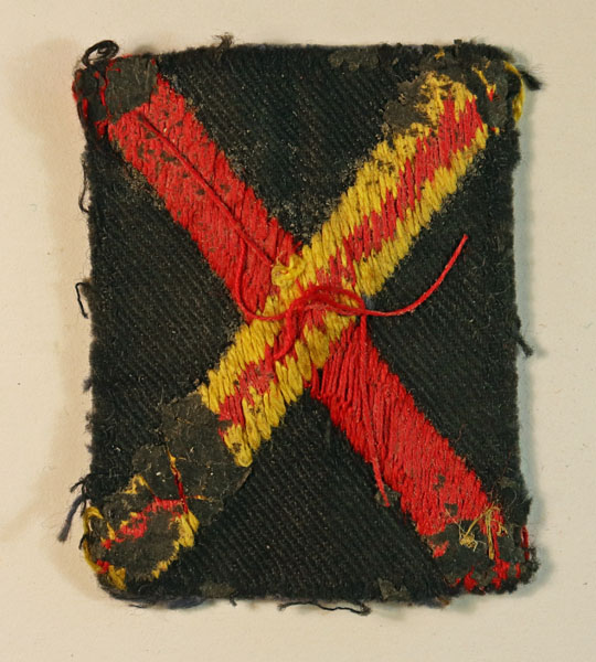 FIFE & FORFAR YEOMANRY WW2 Embroidered Cloth Formation Sign Badge – SCARCE — Lot No. 6496 - Image 3