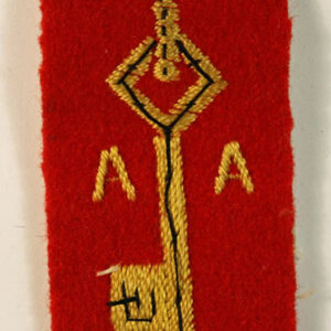 GIBRALTAR GARRISON ANTI-AIRCRAFT UNITS WW2 Embroidered Formation Sign Badge  ---  Lot No. 6542