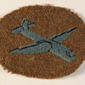 GLIDER-BORNE TROOPS WW2 Embroidered Arm Badge  ---  Lot No. 6468/SF20