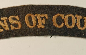 INNS OF COURT REGIMENT WW2 Embroidered Shoulder Title - SCARCE --- Lot No. 6500