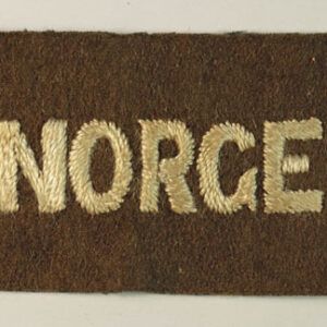 NORGE - Free Norway Forces WW2 Shoulder Title Badge ---  Lot No. 6503