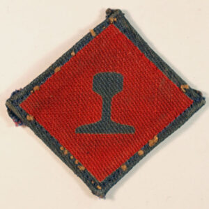 ROYAL ENGINEERS TRANSPORTATION TRAINING CENTRE WW2 Printed Formation Badge - CALICO PRINTERS ---  Lot No. 6555