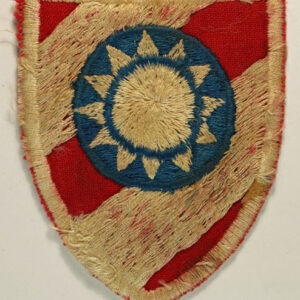 U.S. ARMY CHINESE COMBAT TRAINING COMMAND WW2 Embroidered Formation Sign Badge ---  Lot No. 6559
