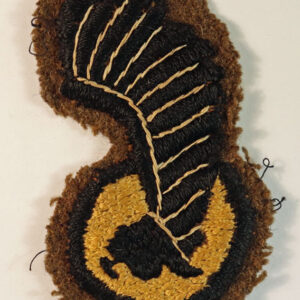 1st POLISH ARMOURED DIVISION WW2 Embroidered Formation Sign Badge  ---  Lot No. 6562