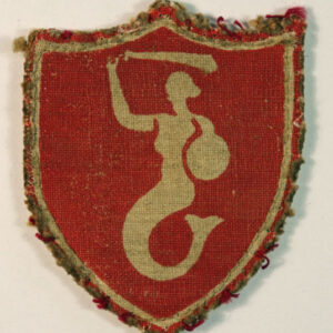2nd POLISH CORPS WW2 Italian Made Printed Formation Sign Badge  ---  Lot No. 6565