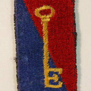 3rd COAST REGIMENT, R.A. GIBRALTAR WW2 Embroidered Formation Sign Badge  ---  Lot No. 6566