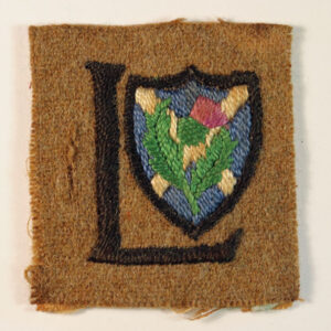 52ND (LOWLAND) DIVISION Inter-War Embroidered Formation Sign Badge ---  Lot No. 6580