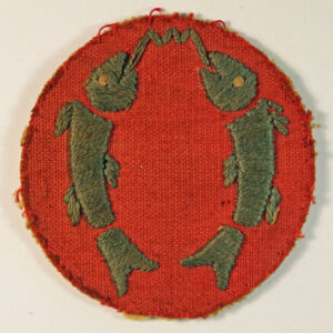 LUCKNOW DISTRICT WW2 Embroidered Cloth Formation Sign Badge ---  Lot No. 6395