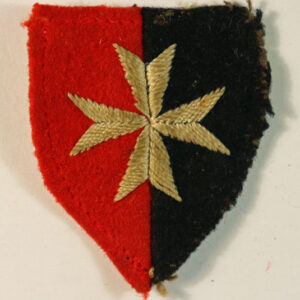 222nd HEAVY ANTI-AIRCRAFT BATTERY WW2 Embroidered Felt Formation Sign Badge - SCARCE ----  Lot No. 6590