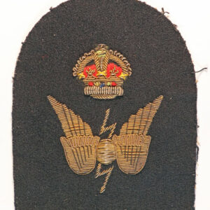 ROYAL NAVY - CHIEF PETTY OFFICER TELEGRAPHIST WW2 Bullion Embroidered Felt Arm Badge --- Lot No. 6603