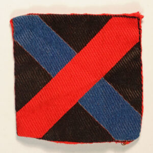 10th INDIAN DIVISION WW2 Printed Cloth Formation Sign Badge - CALICO PRINTERS ---  Lot No. 6622